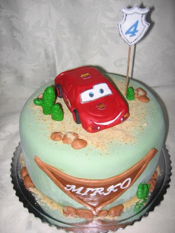 McQueen, torta, Torty autíčka, vláčiky, lienkaS, 1