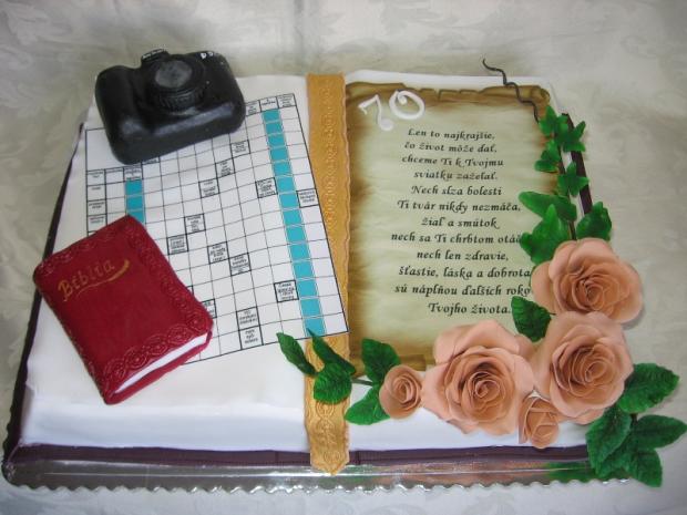 Kniha, torta, Narodeninové torty, lienkaS, 1
