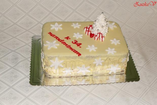 Vianočná s bielou čoko, torta, Narodeninové torty, ZuzkaV, 1