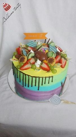 torta plna sladkosti, torta, Ostané torty pre deti, Adka_lc, 1