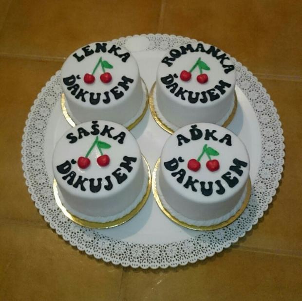 Minitortičky na želanie , torta, Torty - škola, stužková, andy611, 1