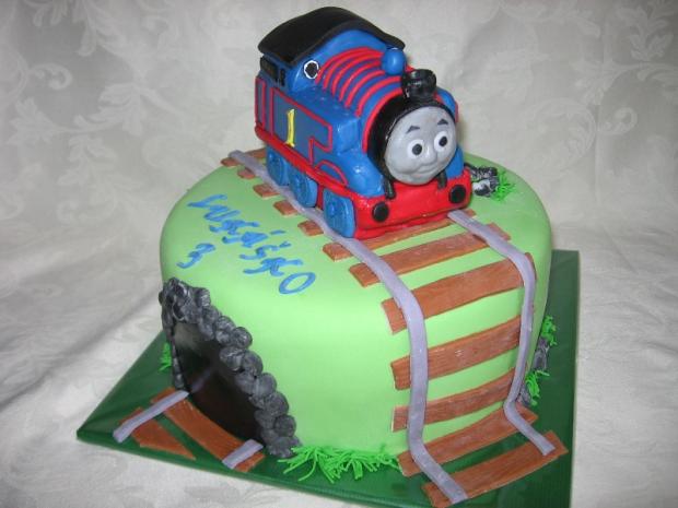 Vláčik Tomáš, torta, Torty autíčka, vláčiky, lienkaS, 1