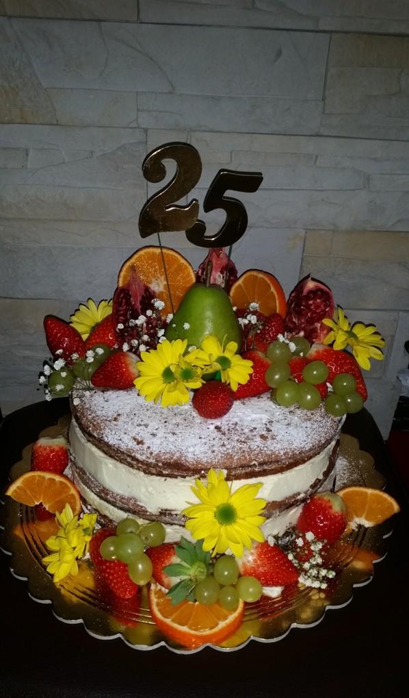 Nahá torta so živými kvetmi , torta, Narodeninové torty, MartinaO, 1