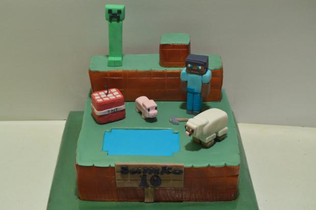 Minecraft pre môjho vnučika, torta, Torty autíčka, vláčiky Minecraft pre môjho vnučika, torta, Torty autíčka, vláčiky, Dancul, 1