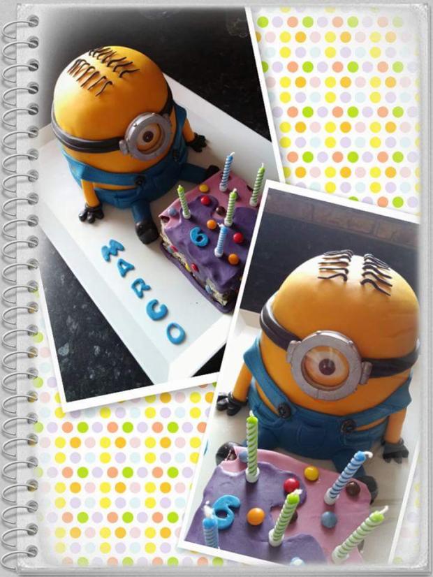 Minion, torta, Rozprávkové torty, evakos, 1