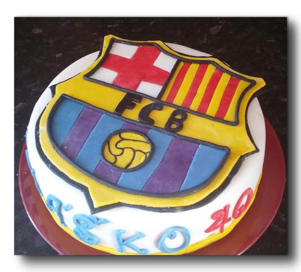 FCB, torta, Športové torty, evakos, 1