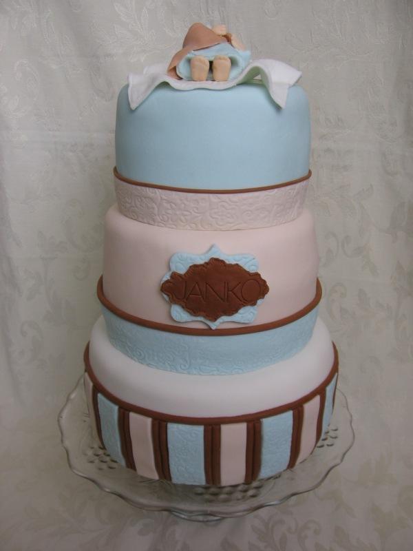 Krst Janko, torta, Torty na krstiny, lienkaS, 1