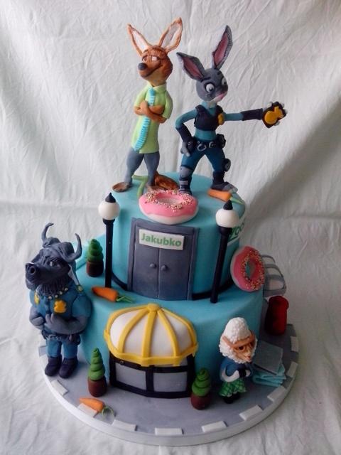 Zootropolis, torta, Rozprávkové torty, ildi72, 1