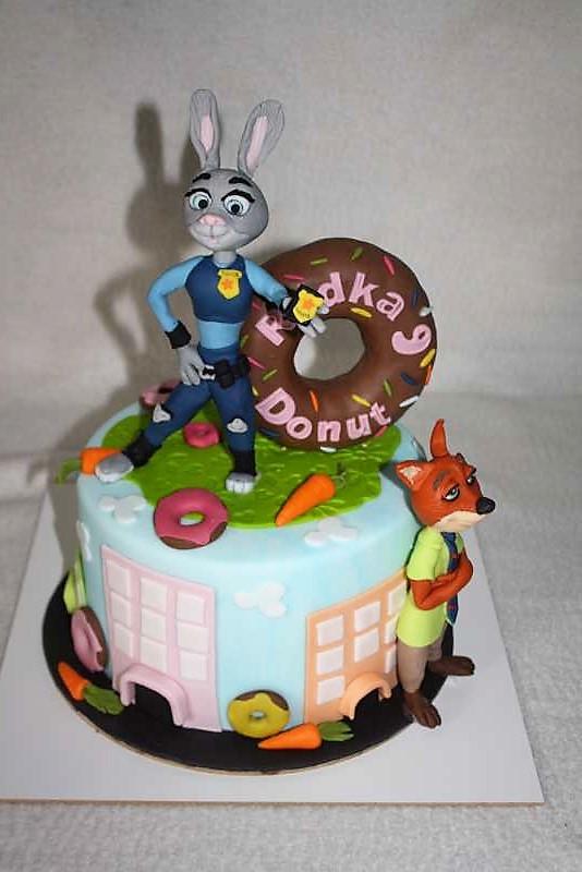 Zootropolis, torta, Rozprávkové torty Zootropolis, torta, Rozprávkové torty, stanula, 1