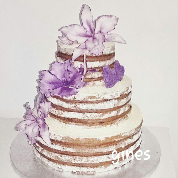 Naked cake, torta, Nahé torty, Gines, 1