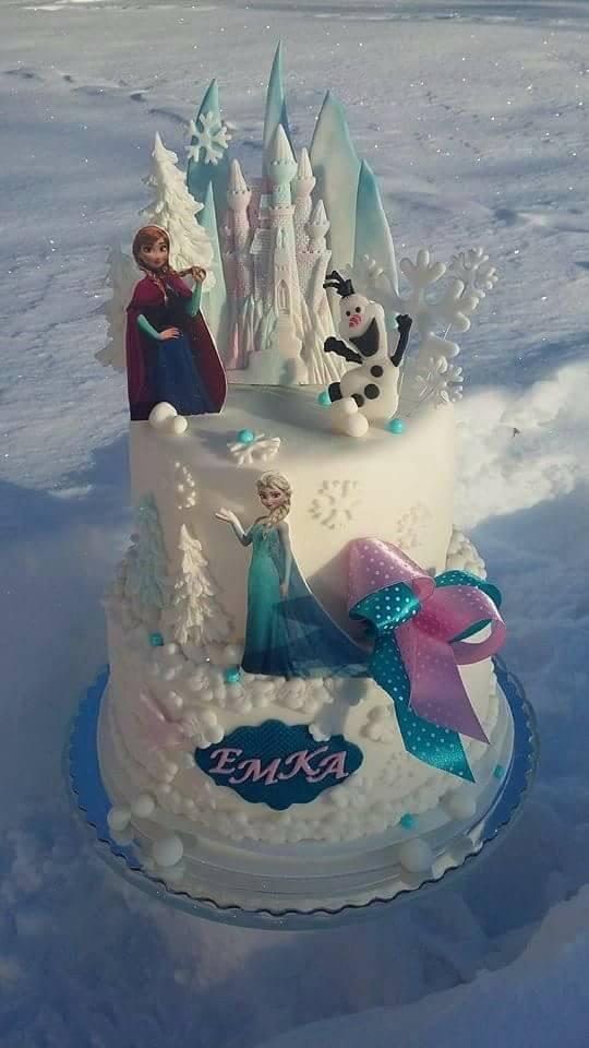 frozen, torta, Torty pre dievčatá, Belen, 1