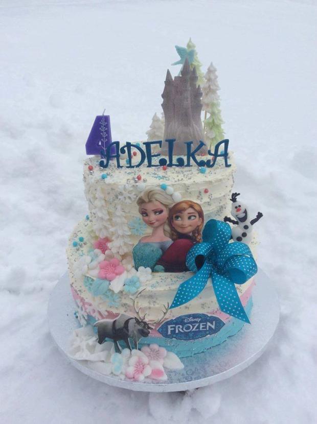 frozen, torta, Torty pre dievčatá, Belen, 1