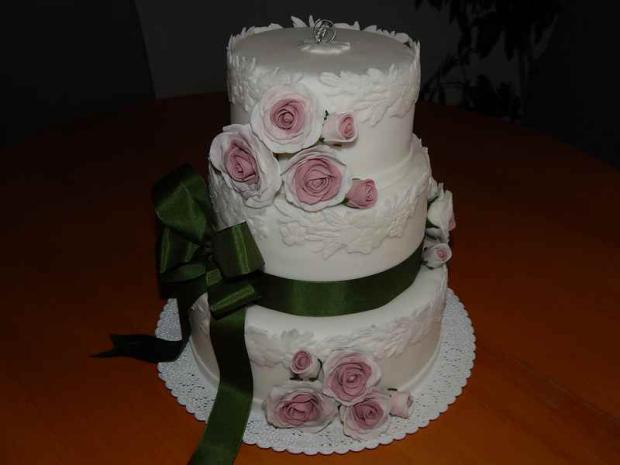 Svadobná tortička, torta, Svadobné torty, Lubka212, 1