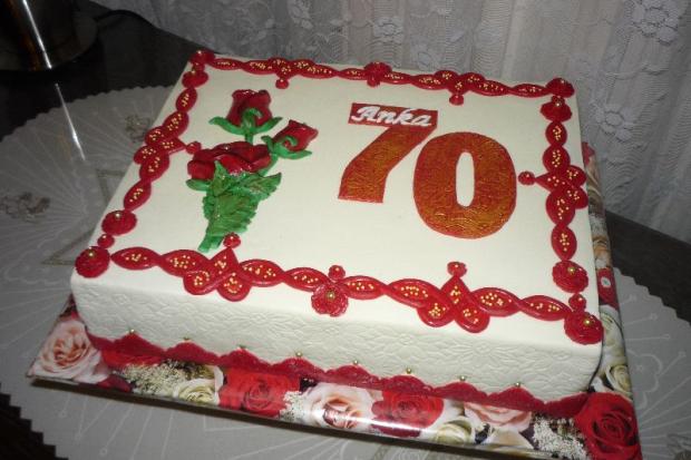 Anka -- 70 --, torta, Narodeninové torty Anka -- 70 --, torta, Narodeninové torty, Primilka, 2