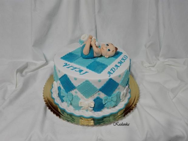 Na krtiny, torta, Torty na krstiny, Kadanka, 1
