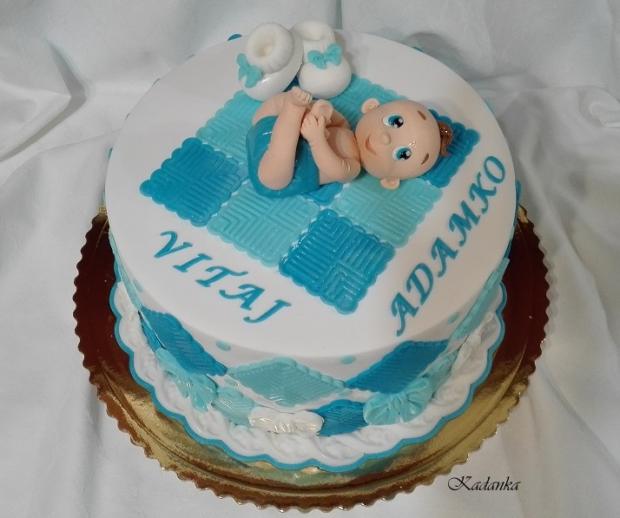 Na krtiny, torta, Torty na krstiny, Kadanka, 3