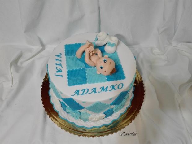 Na krtiny, torta, Torty na krstiny, Kadanka, 5