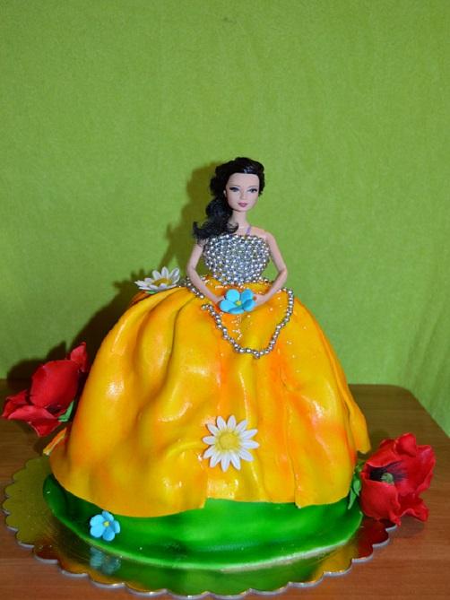 bábika, torta, Torty pre dievčatá, johana864, 1