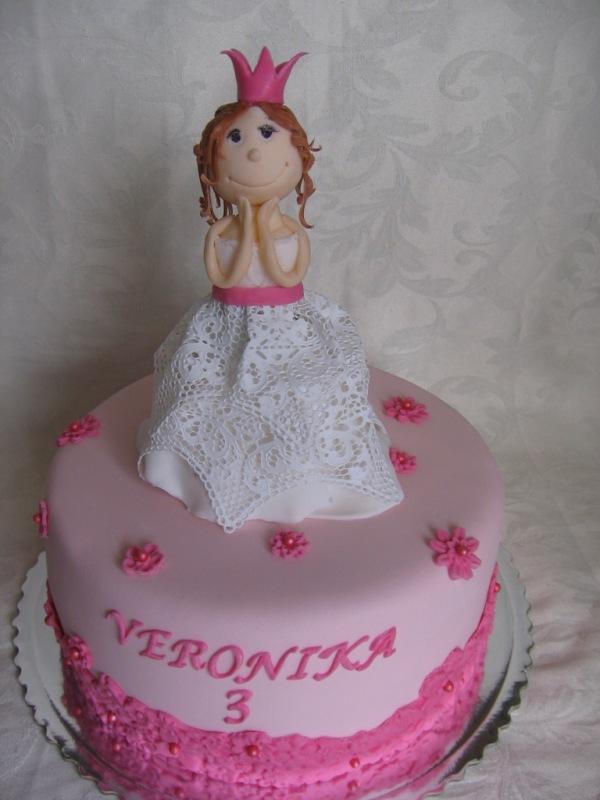 Princezná, torta, Torty pre dievčatá, lienkaS, 1