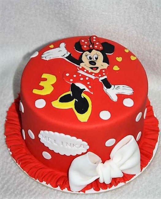 Minie mause, torta, Torty pre dievčatá, stanula, 1