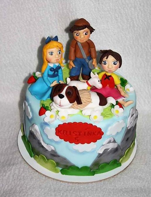 Heidi a priatelia, torta, Rozprávkové torty, stanula, 1