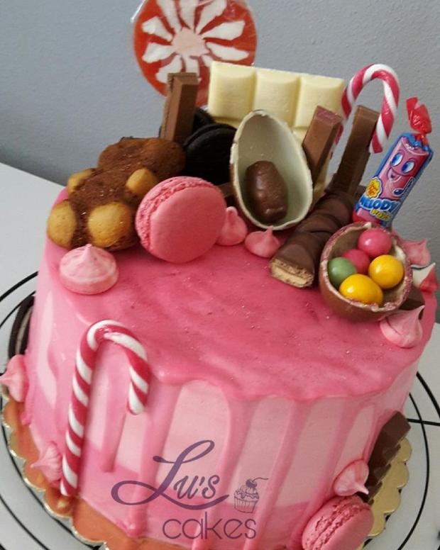 Detská ružová tortička, torta, Narodeninové torty, Luscakes, 1