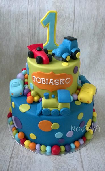 K jednému rôčku, torta, Torty autíčka, vláčiky K jednému rôčku, torta, Torty autíčka, vláčiky, novanka, 1