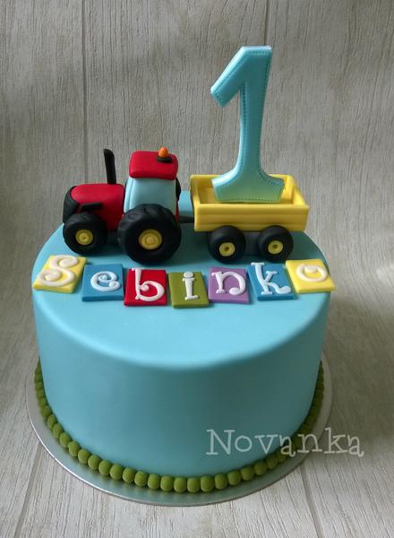 Traktor, torta, Torty autíčka, vláčiky Traktor, torta, Torty autíčka, vláčiky, novanka, 1