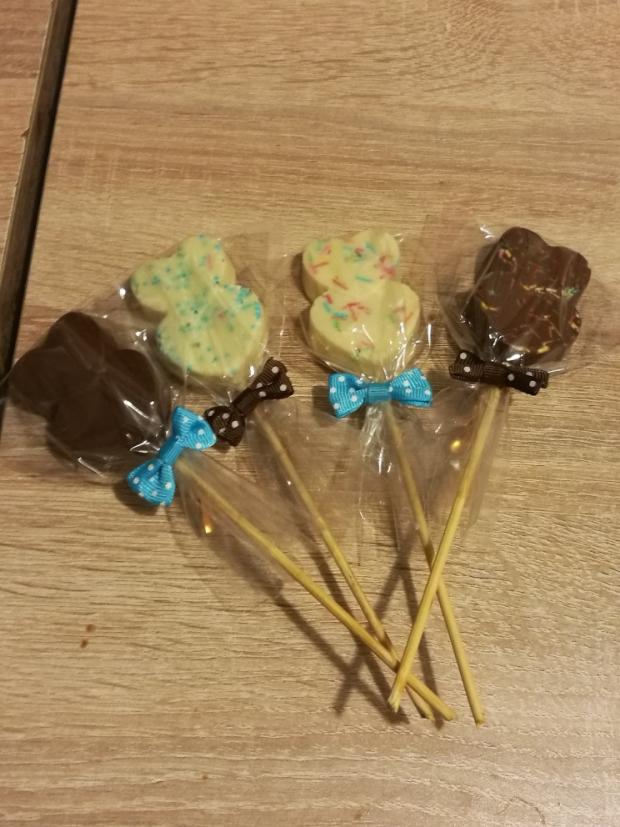 Domáce čokoládové lizatka, torta, Ozdoby na torty, maja.s, 1