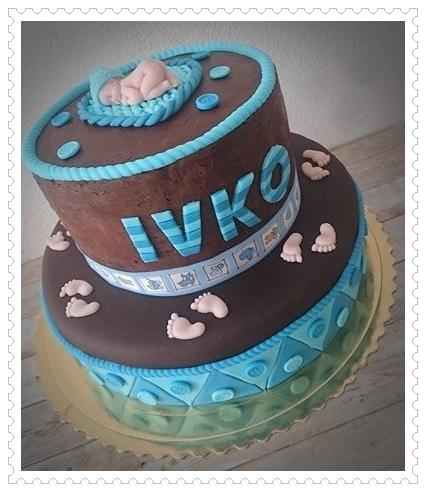 Krstinová, torta, Torty na krstiny, janagla, 1
