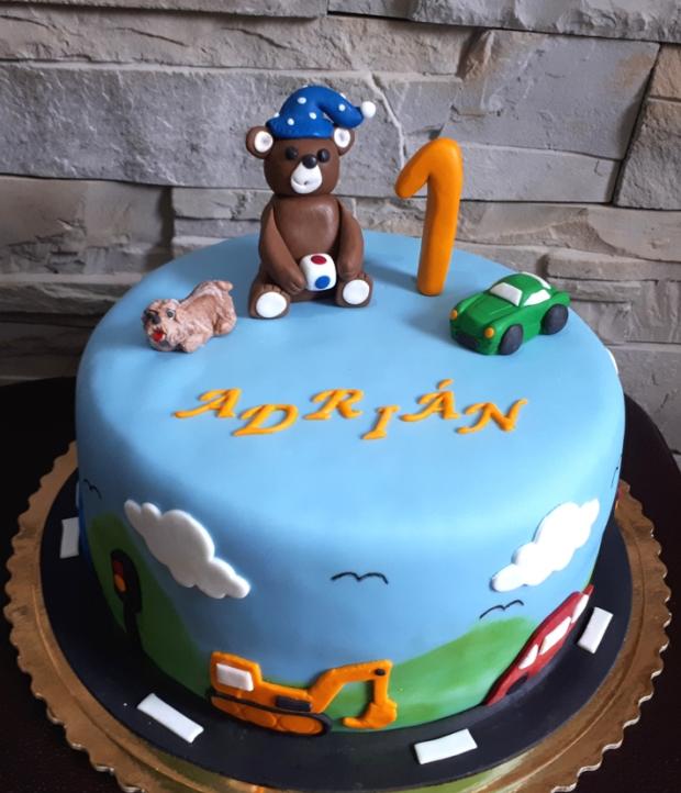 Prvé narodeniny ...., torta, Torty autíčka, vláčiky, MartinaO, 1
