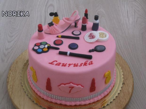 Sminky, torta, Torty pre dievčatá, norika, 1