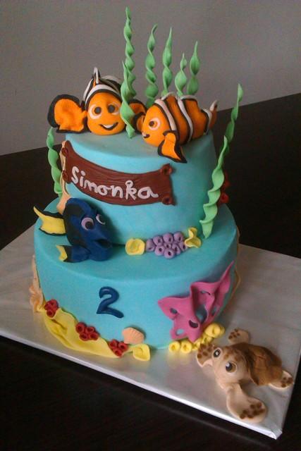 Nemo, torta, Rozprávkové torty, jaroslava6611, 1