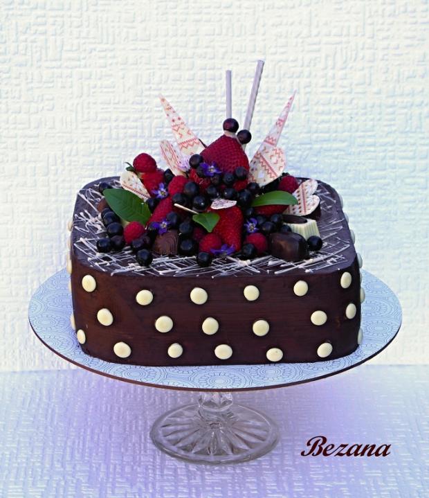 čokoládko jahodová, torta, Čokoládové torty čokoládko jahodová, torta, Čokoládové torty, bezana, 1