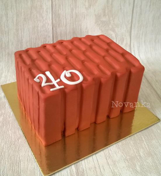 Tehla, torta, Narodeninové torty, novanka, 1