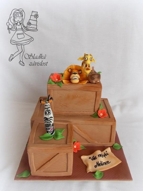 Madagascar, torta, Rozprávkové torty Madagascar, torta, Rozprávkové torty, Sladká závislost, 5