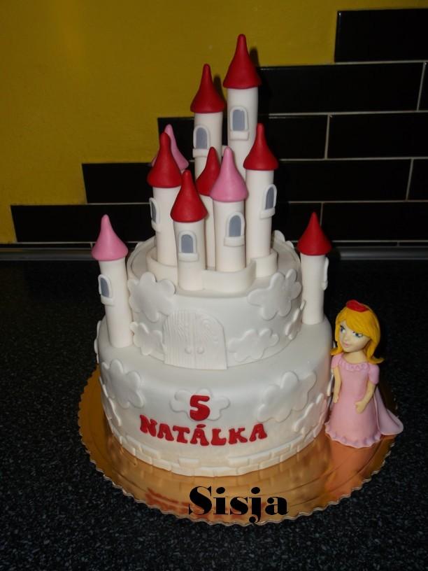 Hrad pre Natálku, torta, Torty pre dievčatá, Sisja, 1