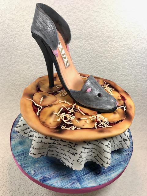 Pizza s potkaní lodíčkou, torta, Netradičné torty, ajsanek, 4