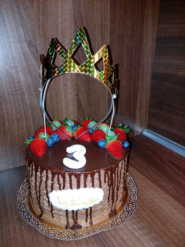 S ovocím pre malú princeznú, torta, Torty pre dievčatá, Slavkadi, 1