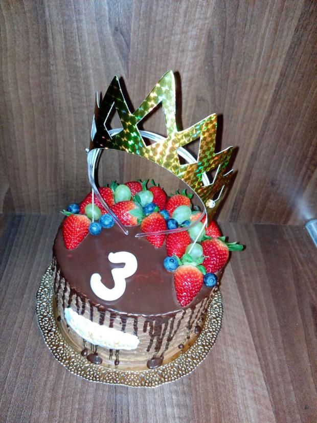 S ovocím pre malú princeznú, torta, Torty pre dievčatá, Slavkadi, 2
