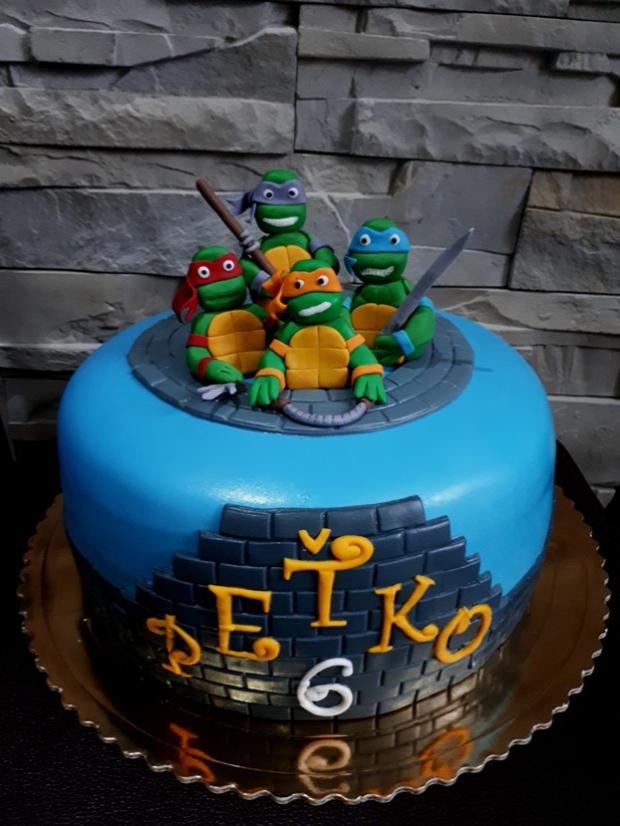 Ninja korytnačky , torta, Rozprávkové torty, MartinaO, 1