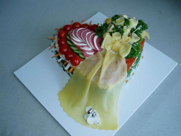 slané svadobné srdce, torta, Slané torty, terezka01, 1