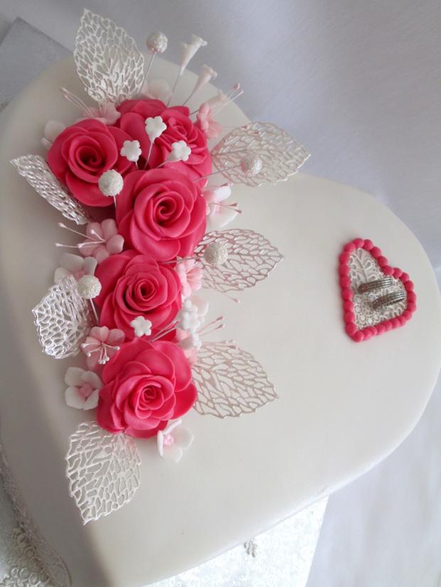 Svadobné srdiečko , torta, Svadobné torty, AničkaL, 3