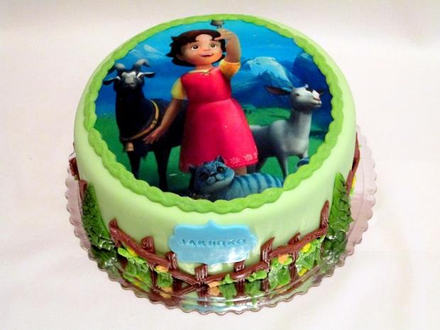 Heidi pre Jakubka, torta, Rozprávkové torty, AničkaL, 1