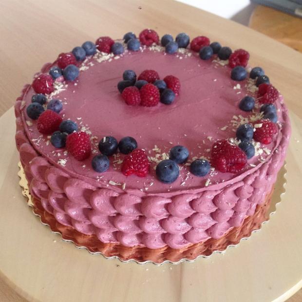 Čokoládová torta s lesným ovocím, torta, Narodeninové torty, Cakes by Alexandra, 1