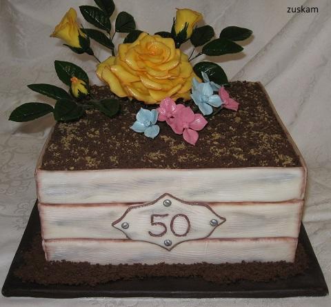 50-tka, torta, Narodeninové torty, zuskam, 1