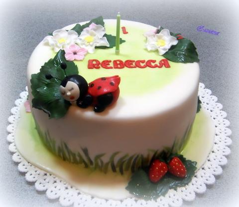 s lienkou , torta, Torty pre dievčatá s lienkou , torta, Torty pre dievčatá, zana, 1