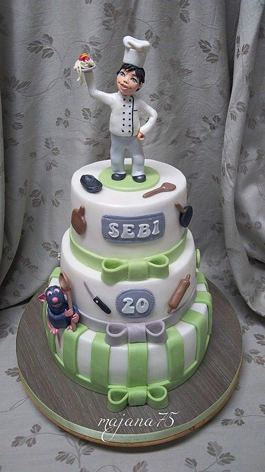 pre mladeho kuchara, torta, Narodeninové torty pre mladeho kuchara, torta, Narodeninové torty, majana75, 1