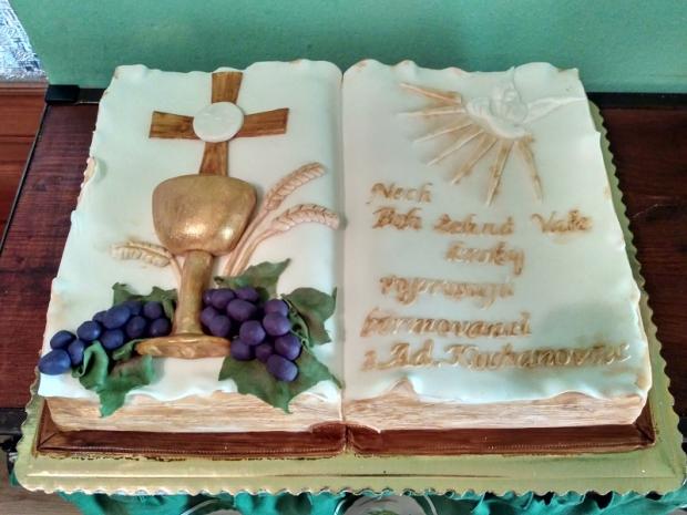 na birmovku biskupovi, torta, Torty na cirkevné sviatky, Marta H., 1