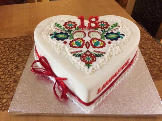 na ľudovo, torta, Narodeninové torty na ľudovo, torta, Narodeninové torty, emili, 1
